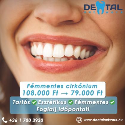 Cirkónium fogpótlás akció